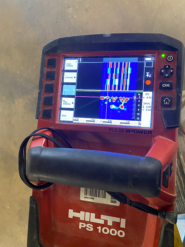 project west hollywood structural investigation seismic retrofit gpr scanning closeup