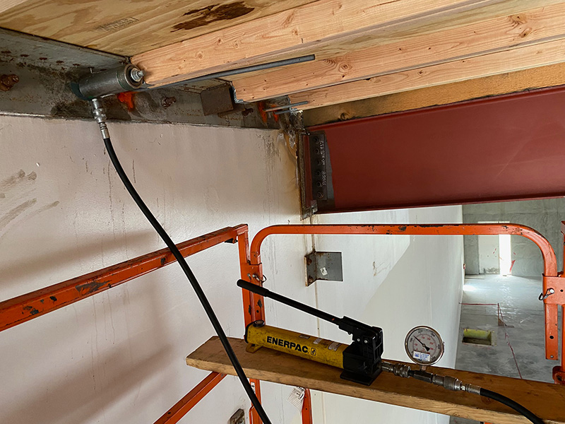 structural investigation proof load test 2