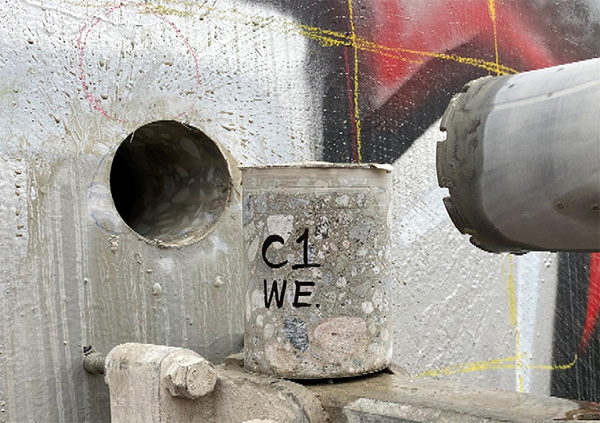concrete wall core drilling